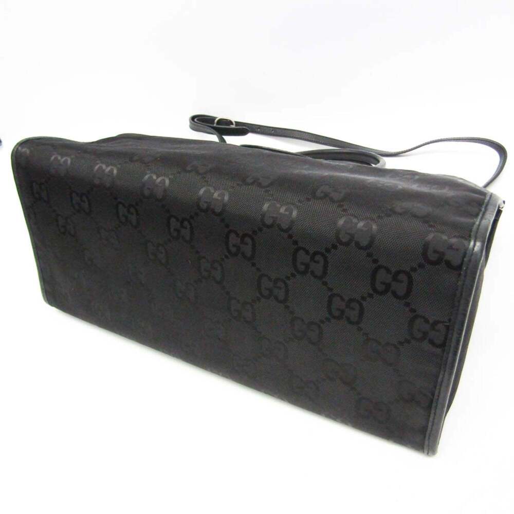 GUCCI Black Leather Shoulder Bag - Picture 7 of 15
